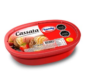 Helado 3 Sabores Casata Trendy 1L